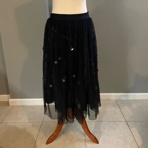Dressy Layered Tulle Skirt by Moulinette Soeurs, Anthropologie - Size 4